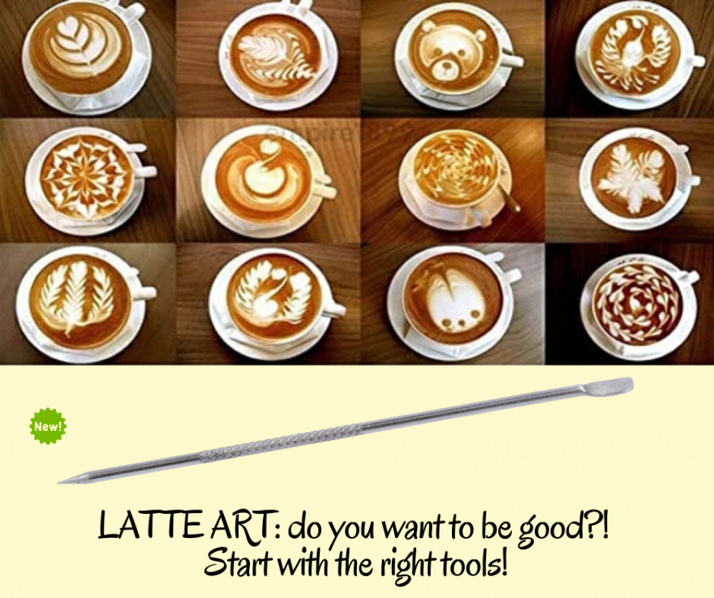LATTE ART PEN: your ally to amaze with a cappuccino.