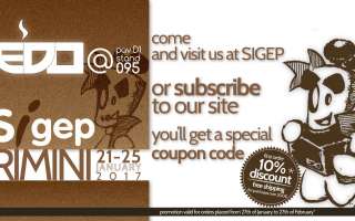 As a promoter of the Italian Championship 2017, Edo and his team will wait for you to SIGEP at Stand 095 Pav. D1