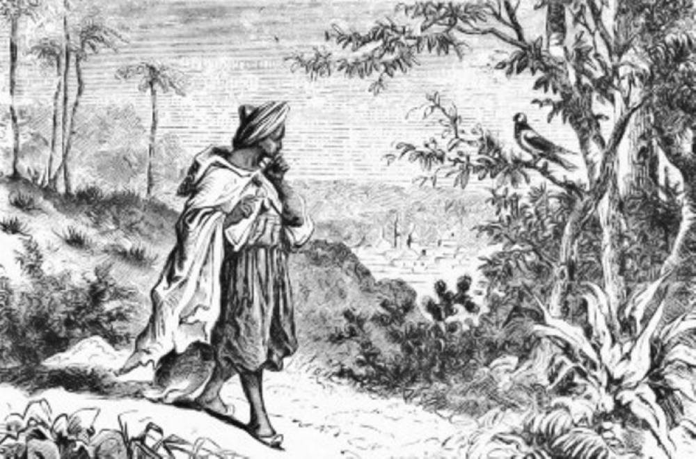 the legend of Omar who, in Mocha, started keeping awake Dervishes using coffee