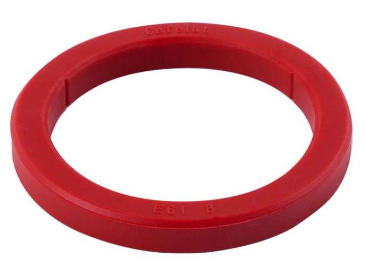 RED SILICON GROUP HEAD GASKET 73X57X8MM