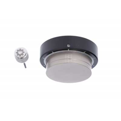 BLACK PUSH TAMPER WITH FLAT BASE Ø 53MM