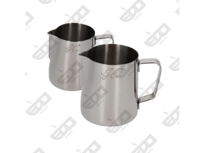 STAINLEES STEEL KIT  – LATTE ART PRO by GIANNI COCCO – 350ml/12oz – 600ml/20oz