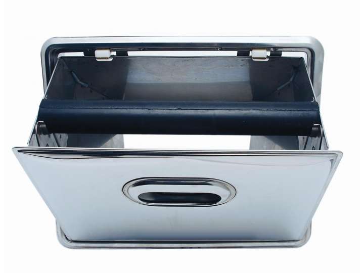 OPEN BOTTOM OVERHEAD KNOCK BOX DRAWER