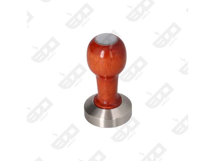 WOOD/S.STEEL TAMPER - 54mm FLAT BASE