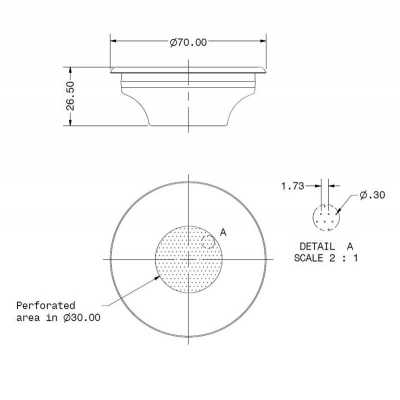 FILTRO B70 1 T H26,5 E